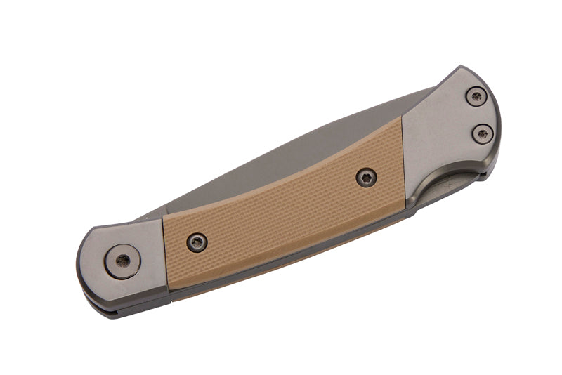 Herbertz Taschenmesser Titanbeschichtung Grey D2, Small, Grey