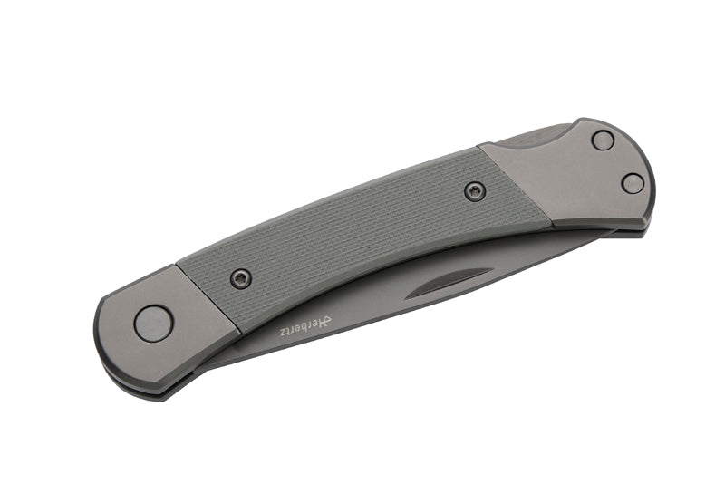 Herbertz Taschenmesser Titanbeschichtung Grey D2, Medium, Grey