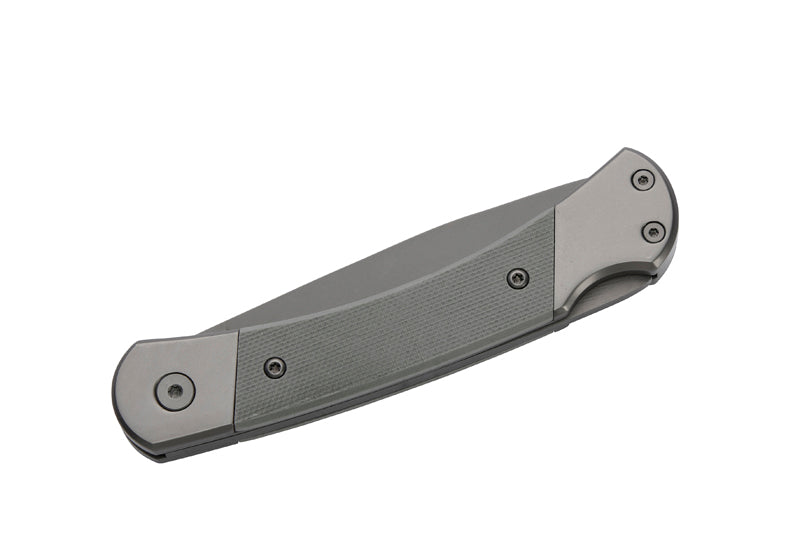 Herbertz Taschenmesser Titanbeschichtung Grey D2, Medium, Grey
