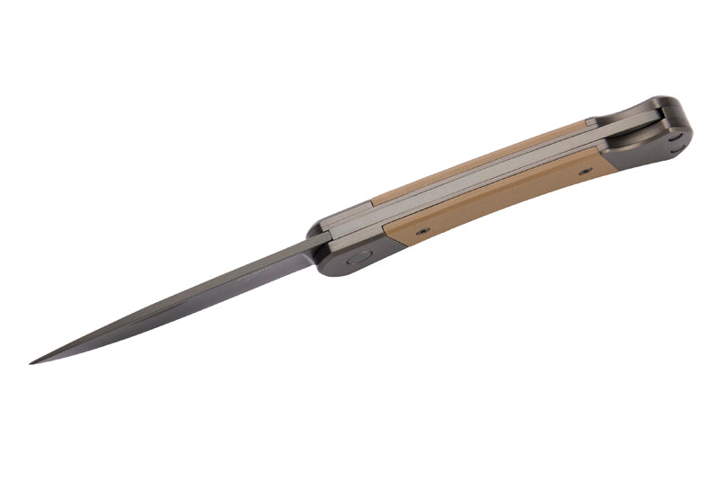 Herbertz Taschenmesser Titanbeschichtung Grey D2, Medium, Sand