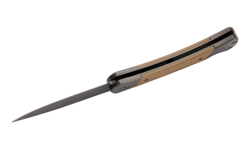 Herbertz Taschenmesser Titanbeschichtung Grey D2, Medium, Sand