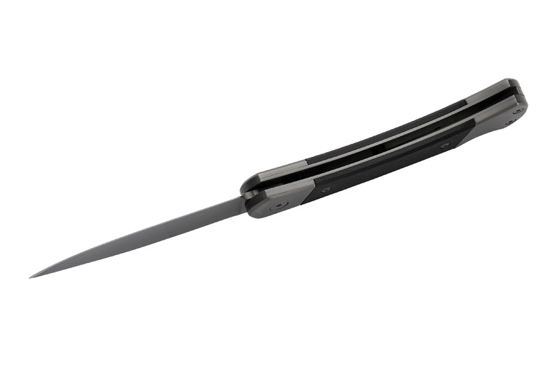 Herbertz Taschenmesser Titanbeschichtung Grey D2, Medium, Black