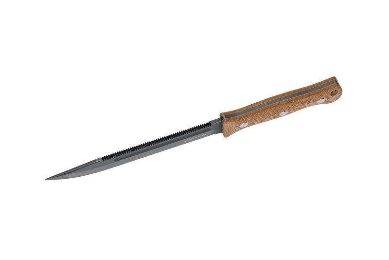 Herbertz Outdoor- und Survivalmesser D2, desert Micarta