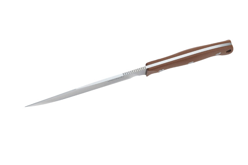 Herbertz Camp- und Outdoormesser D2, desert Micarta