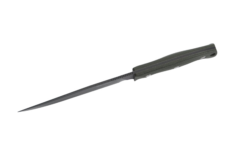 Herbertz Camp- und Outdoormesser D2, grün Micarta