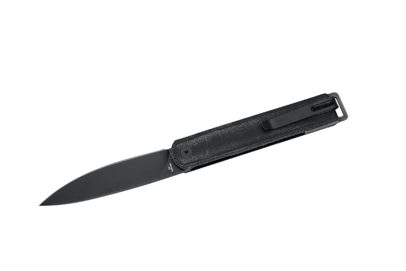 Herbertz Taschenmesser Liner Lock, schwarz micarta