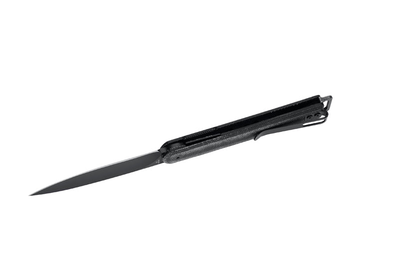 Herbertz Taschenmesser Liner Lock, schwarz micarta
