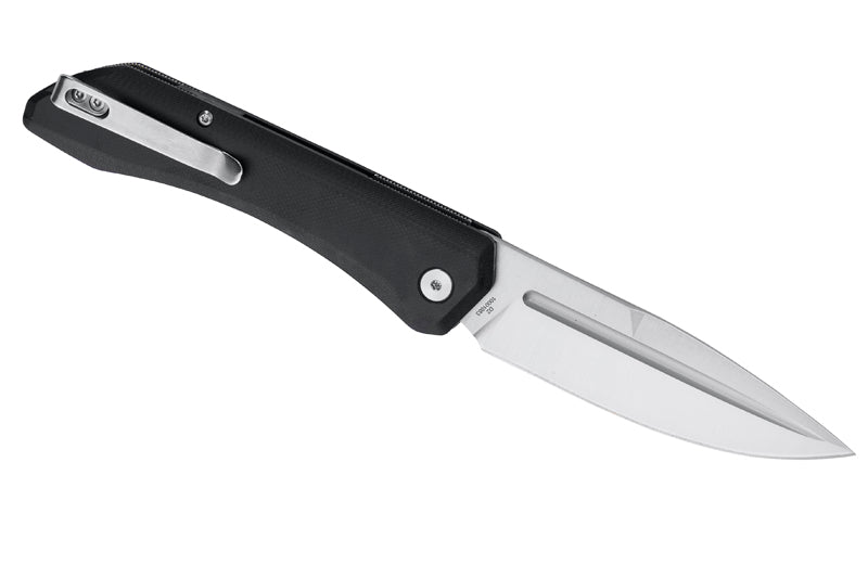 Herbertz Outdoor-Taschenmesser Liner Lock, schwarz G10