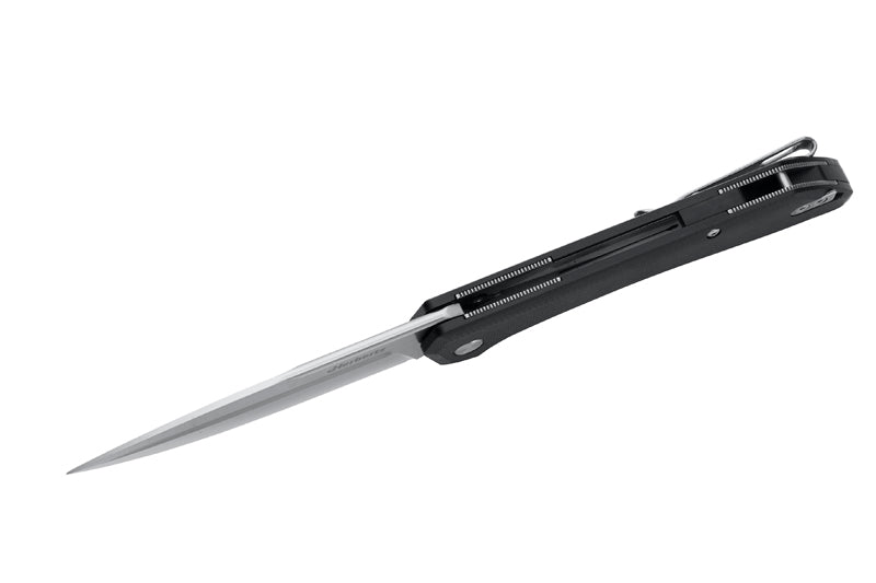 Herbertz Outdoor-Taschenmesser Liner Lock, schwarz G10