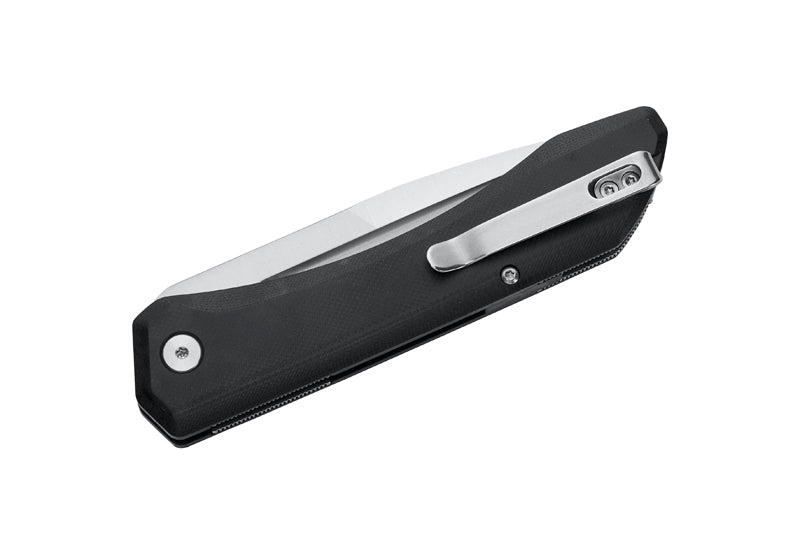 Herbertz Outdoor-Taschenmesser Liner Lock, schwarz G10