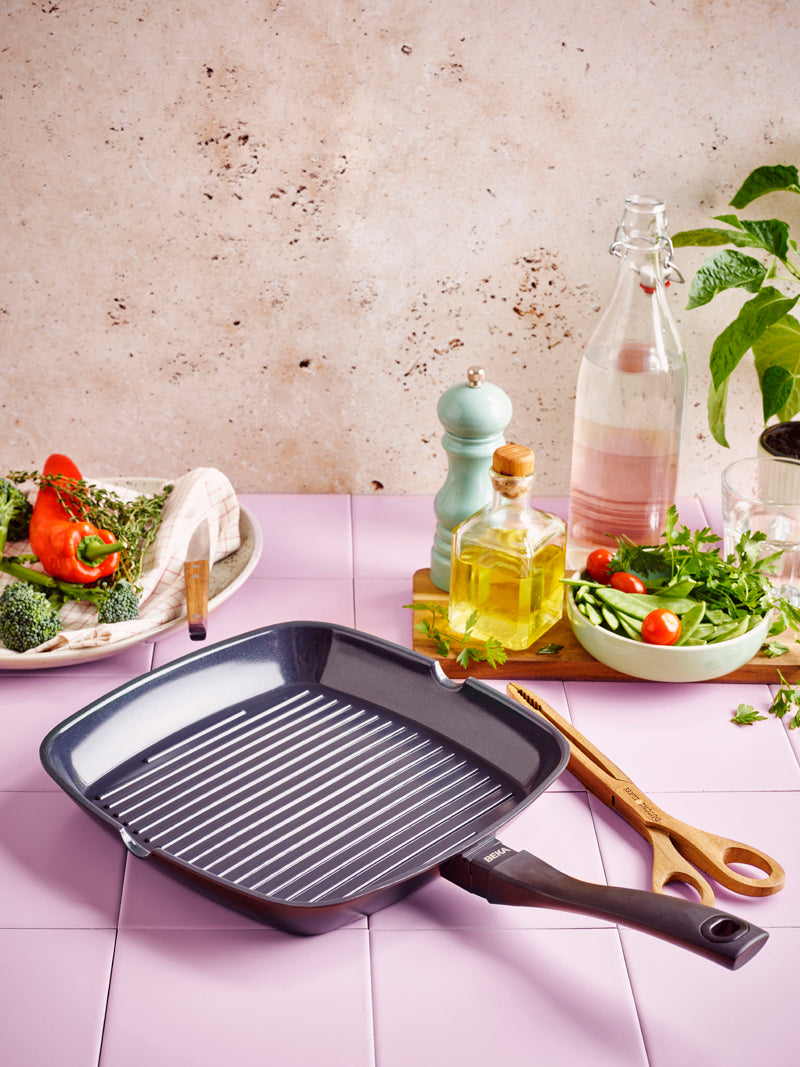 BEKA ENERGY Grillpfanne mit keramischer Antihaftbeschichtung 28 x 28cm