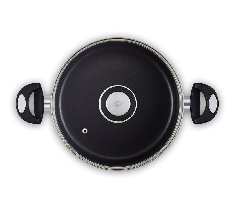 BEKA PRO INDUC R Kochtopf mit keramische Antihaftbeschichtung & Glasdeckel 24cm