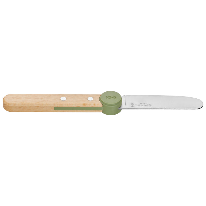 Opinel LE PETIT GOURMET, Kinder-Besteck-Set, Olivgrün