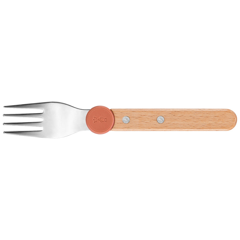 Opinel LE PETIT GOURMET, Kinder-Besteck-Set, Koralle