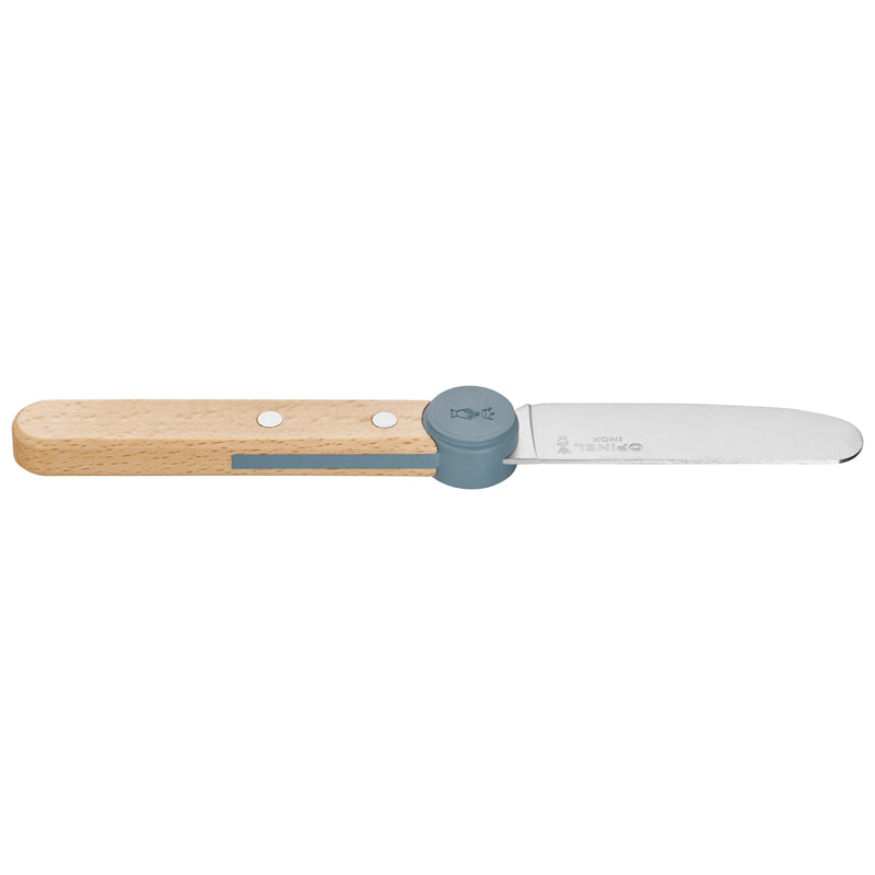 Opinel LE PETIT GOURMET, Kinder-Besteck-Set, Regenblau