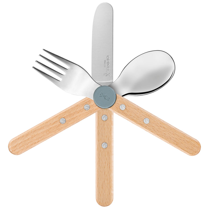 Opinel LE PETIT GOURMET, Kinder-Besteck-Set, Mix