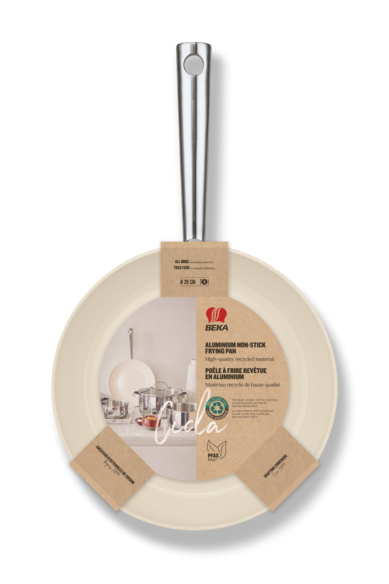 BEKA CICLA Bratpfanne, 24 cm, Aluminium mit keramischer Antihaftbeschichtung