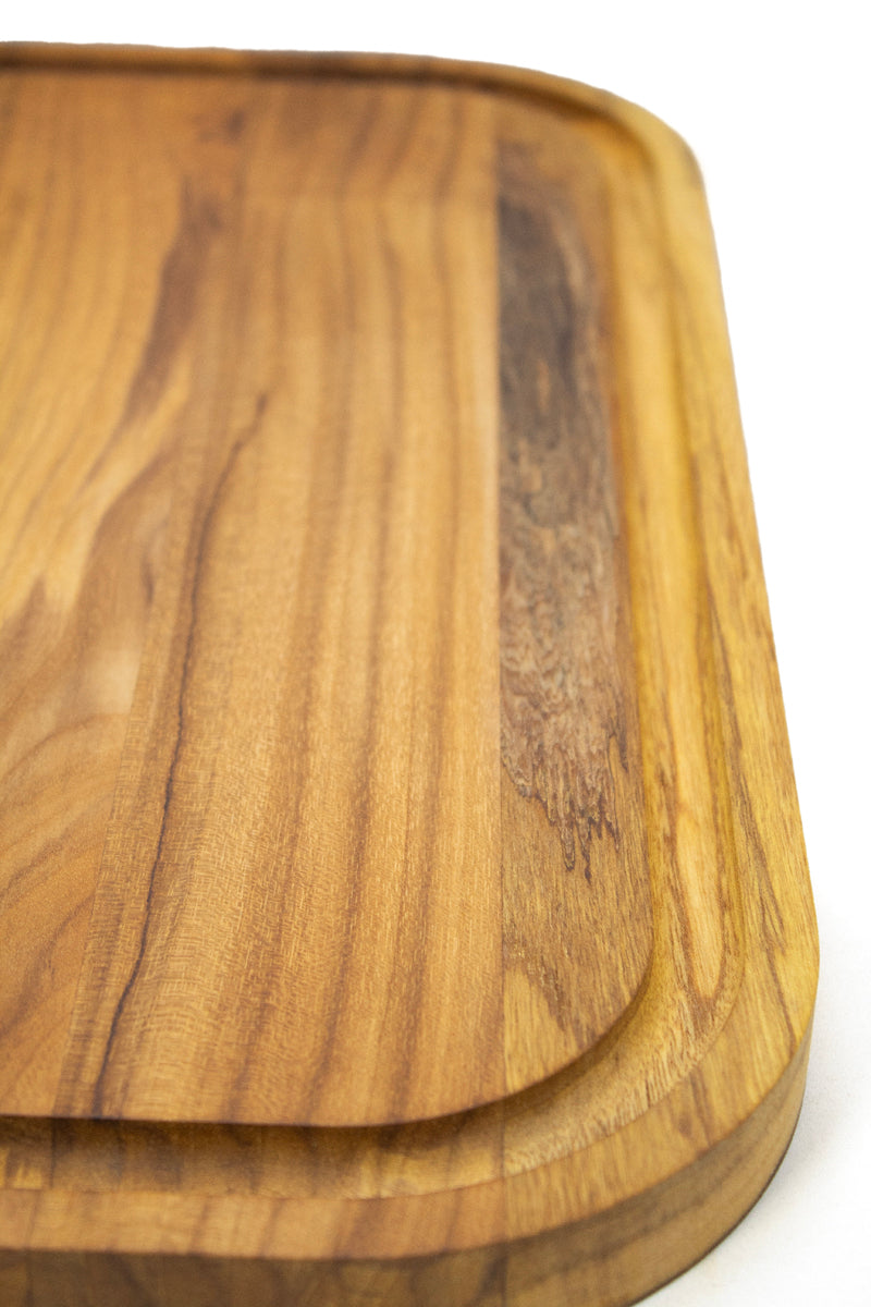 Stolf Teakholz Schneidbrett Elegance Culinary 40cm x 28cm