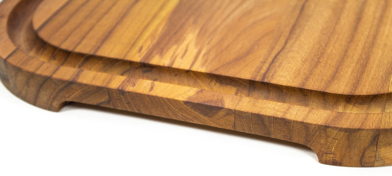 Stolf Teakholz Schneidbrett Elegance Culinary 40cm x 28cm