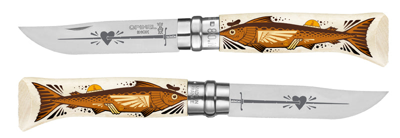 Opinel No 08 THE SWORDFISHERMAN, Limited Edition