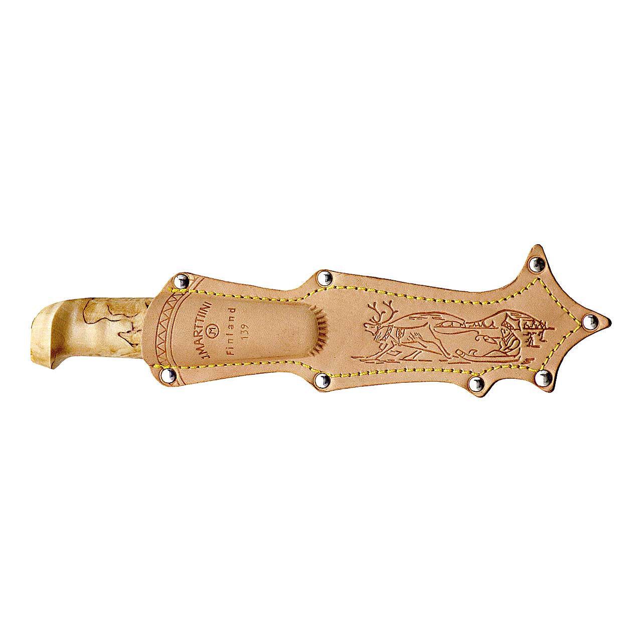 Marttiini LYNX 139 Gürtelmesser, Maserbirke