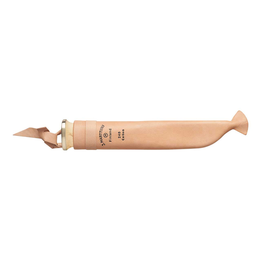 Marttiini HIILILEUKU 240 Gürtelmesser, Maserbirke