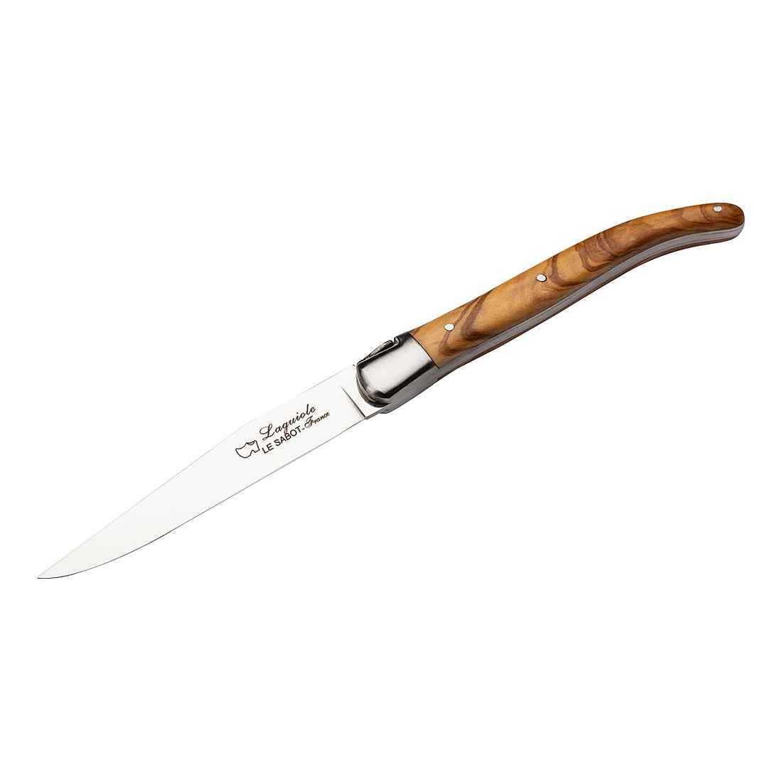 Au Sabot Laguiole Steakmesser-Set, Olivenholz
