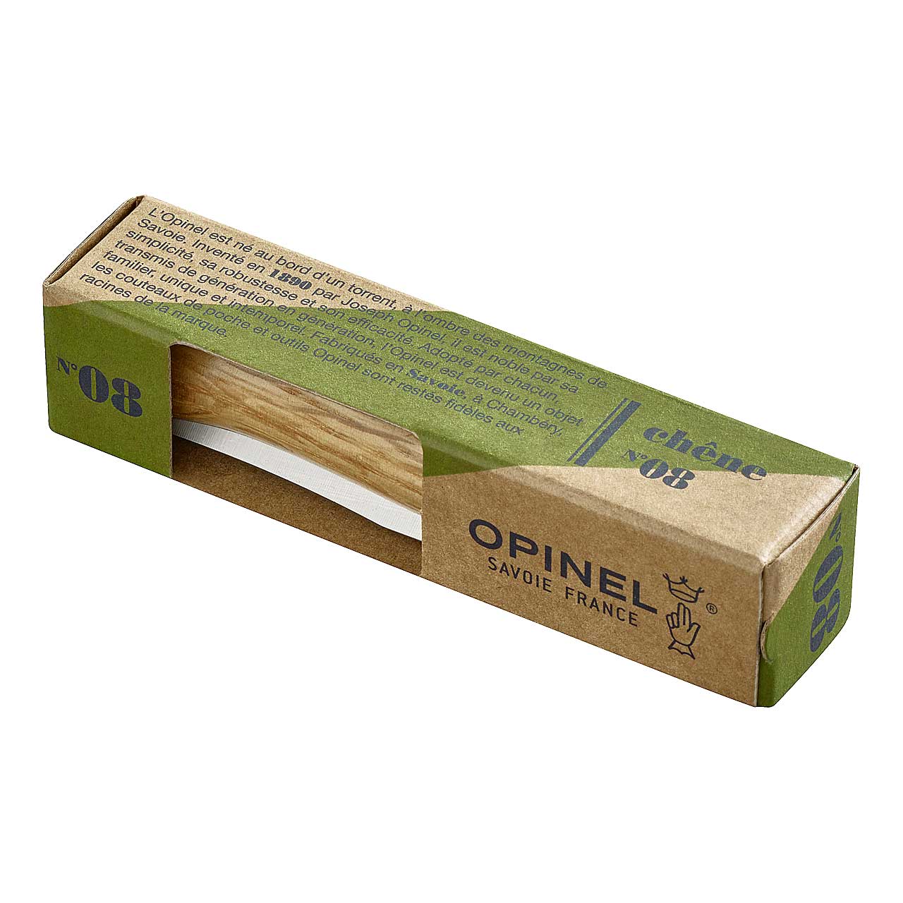 Opinel No 08, Eichenholz