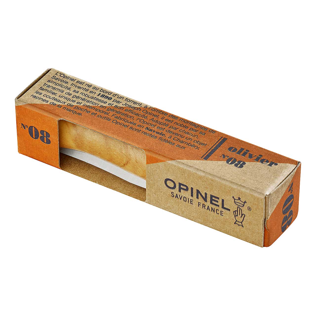 Opinel No 08, Olivenholz