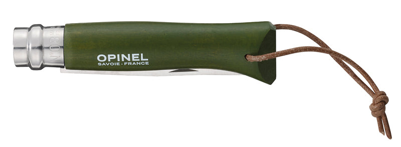 Opinel No 08 COLORAMA EARTH, dunkelgrün