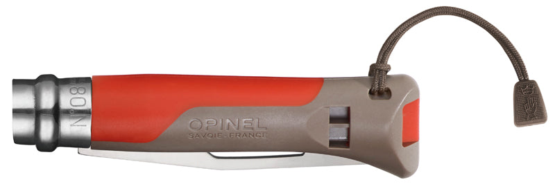Opinel No 08 OUTDOOR, rot