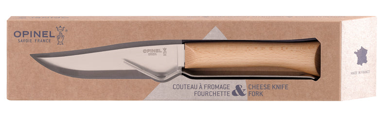Opinel Käse-Set, Käsemesser und Gabel