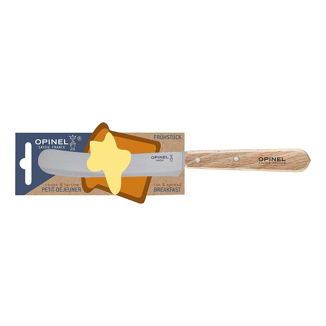Opinel Frühstücks-Messer, Buchenholz