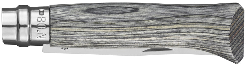 Opinel No 08, Birke, grau