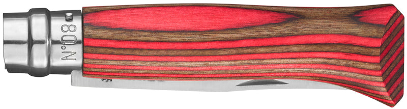 Opinel No 08, Birke, rot