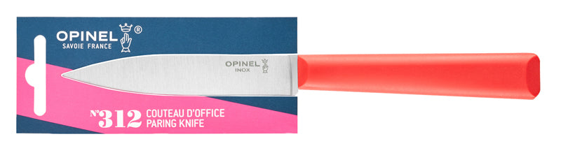 Opinel No 312 ESSENTIELS+ Küchenmesser, rot