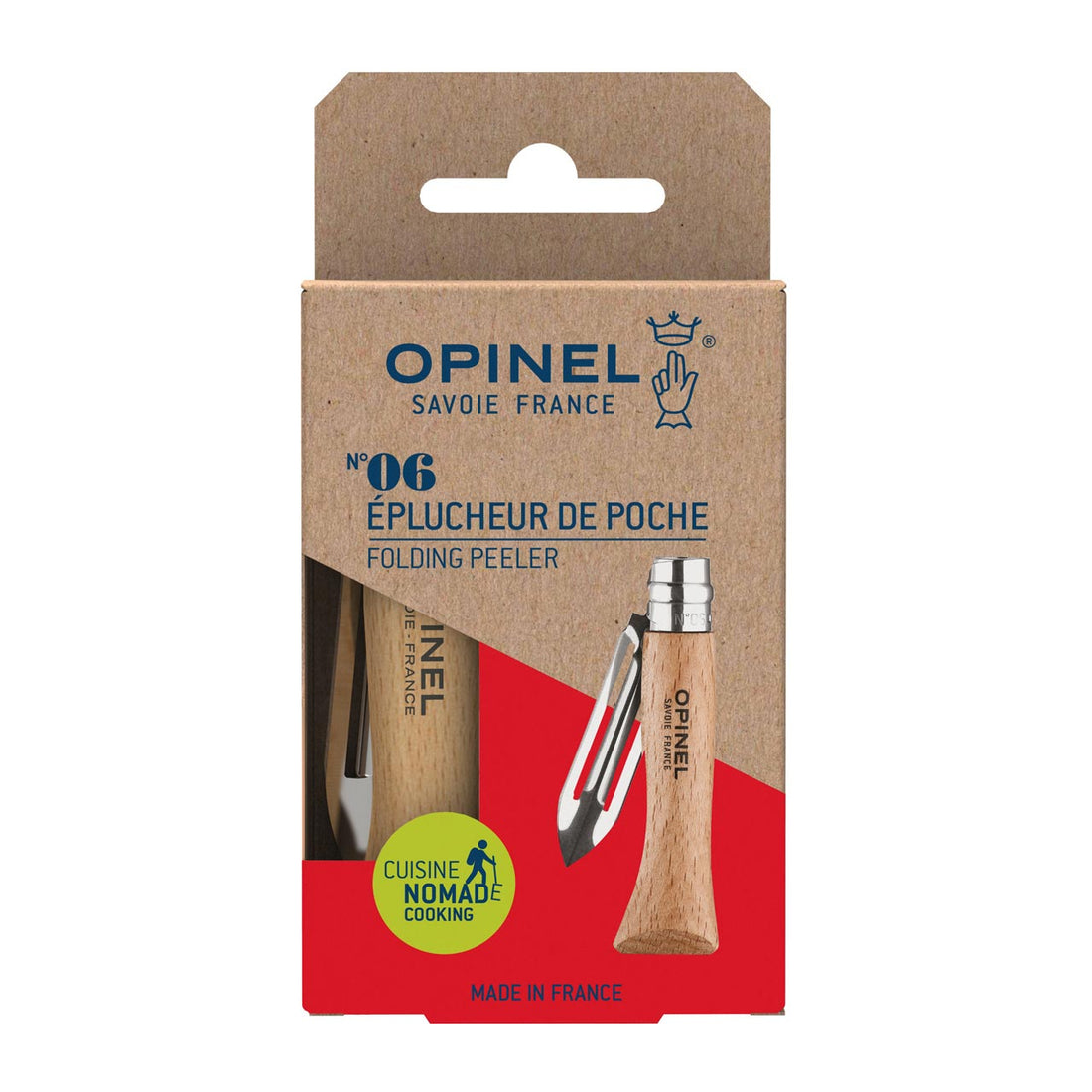 Opinel No 06 Taschen-Schälmesser