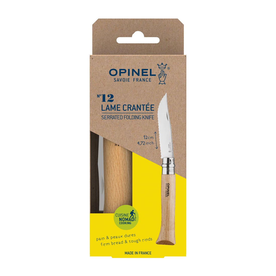 Opinel No 12, Sägezahnung
