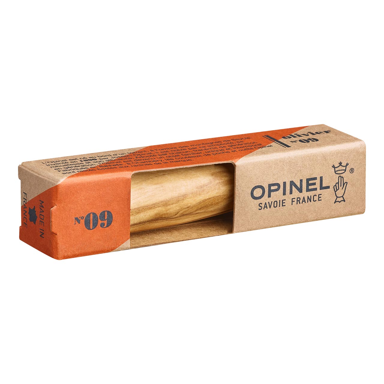 Opinel No 09, Olivenholz