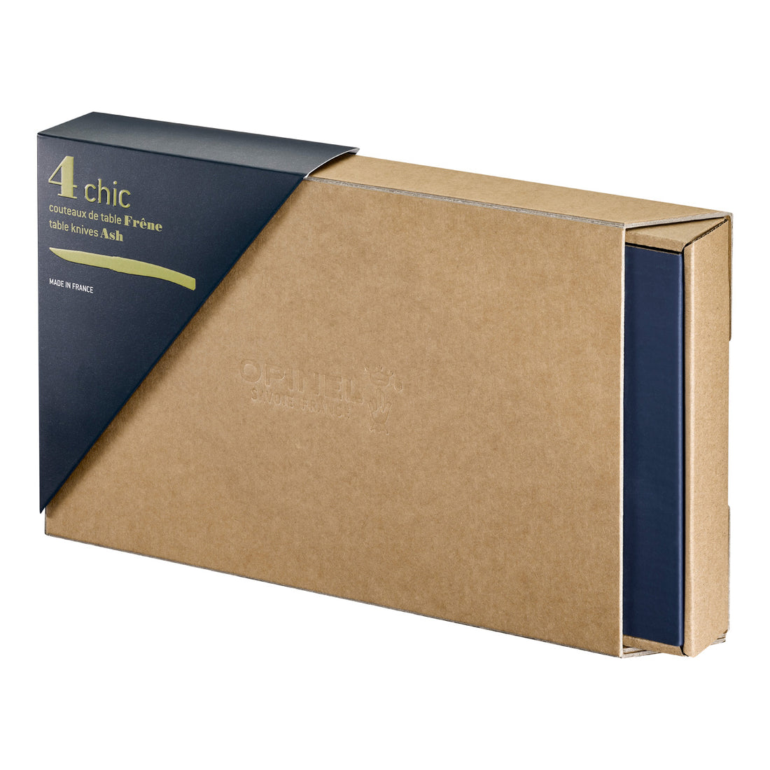 Opinel TABLE CHIC Messer-Set, Esche