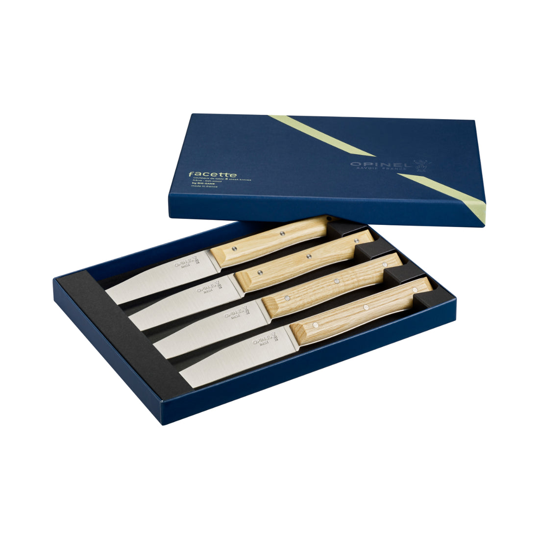 Opinel FACETTE Tafelmesser Olivenholz