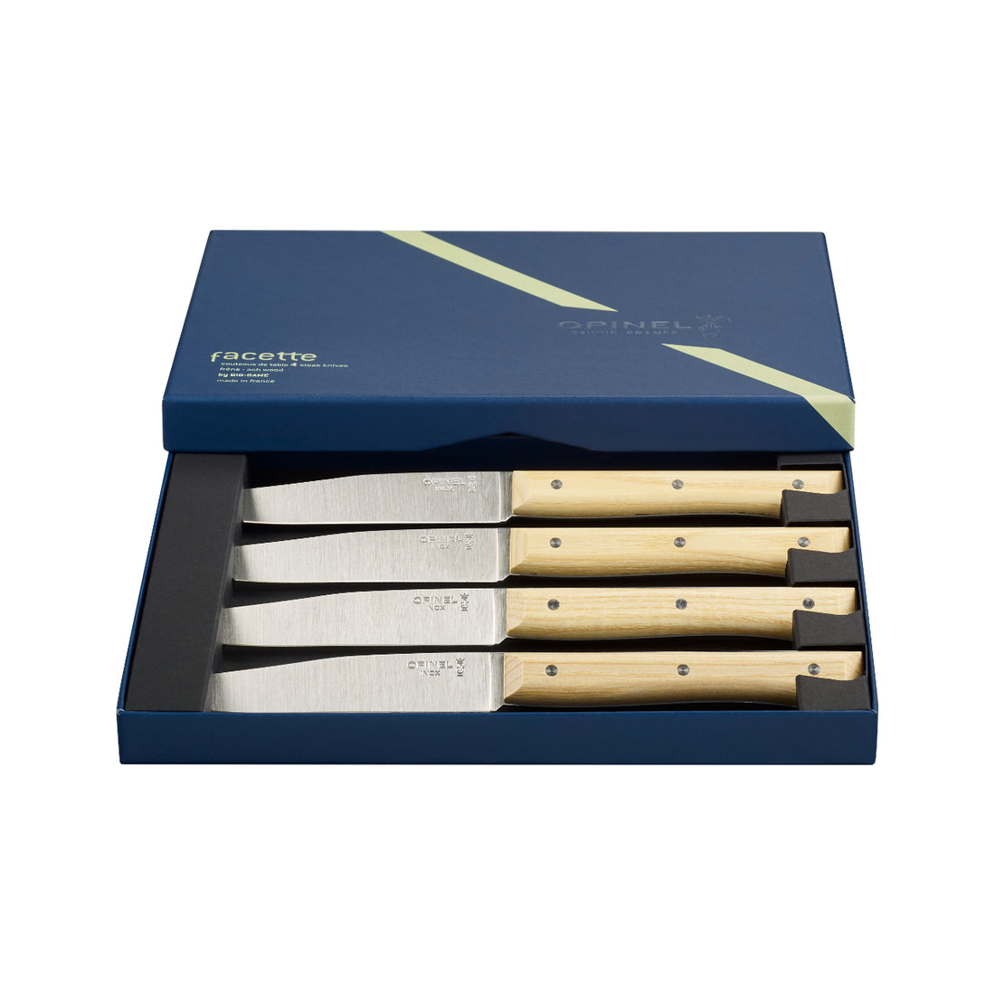 Opinel FACETTE Tafelmesser Olivenholz
