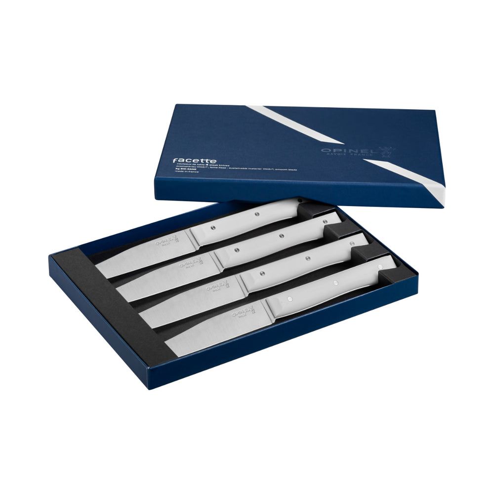 Opinel FACETTE Tafelmesser weiß
