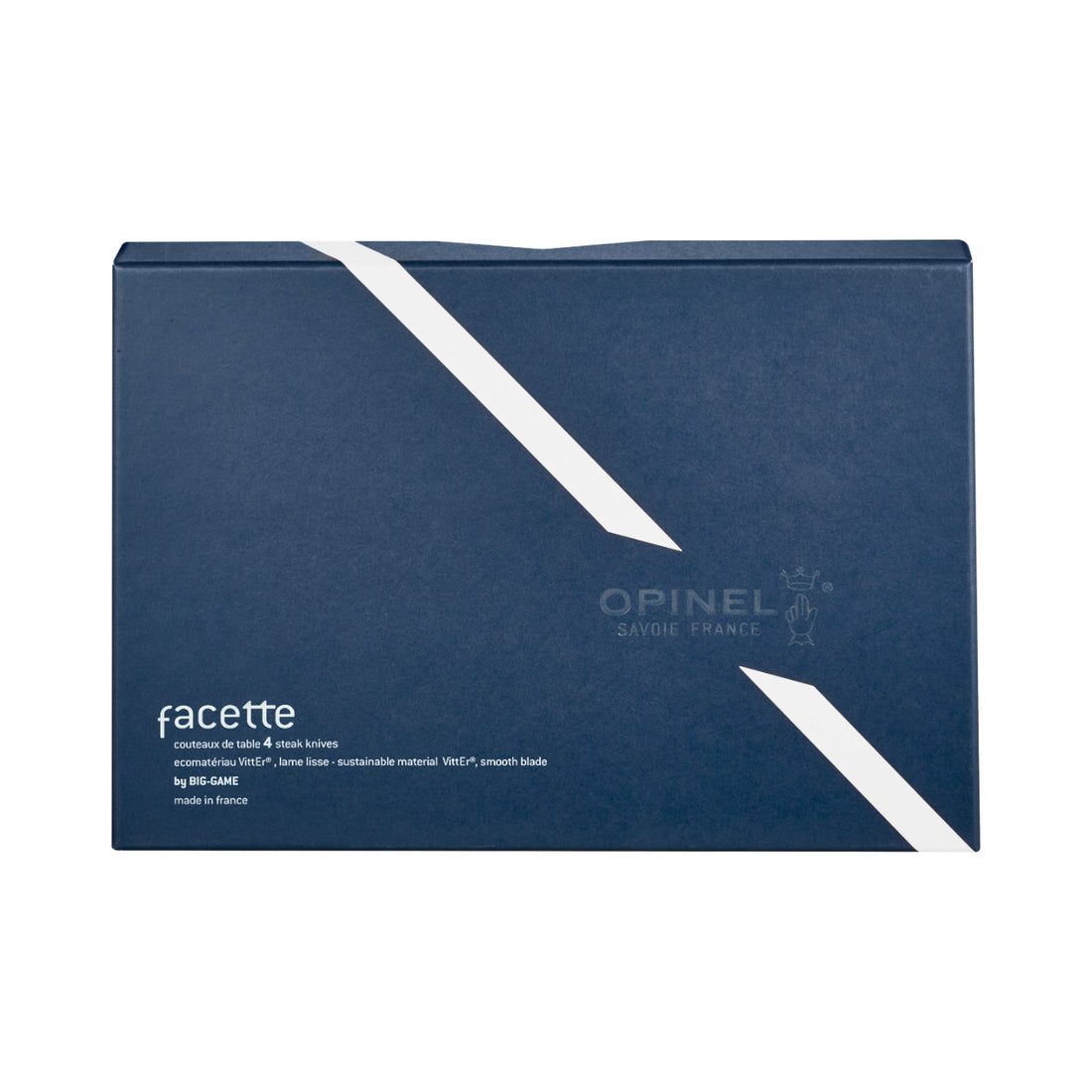 Opinel FACETTE Tafelmesser weiß