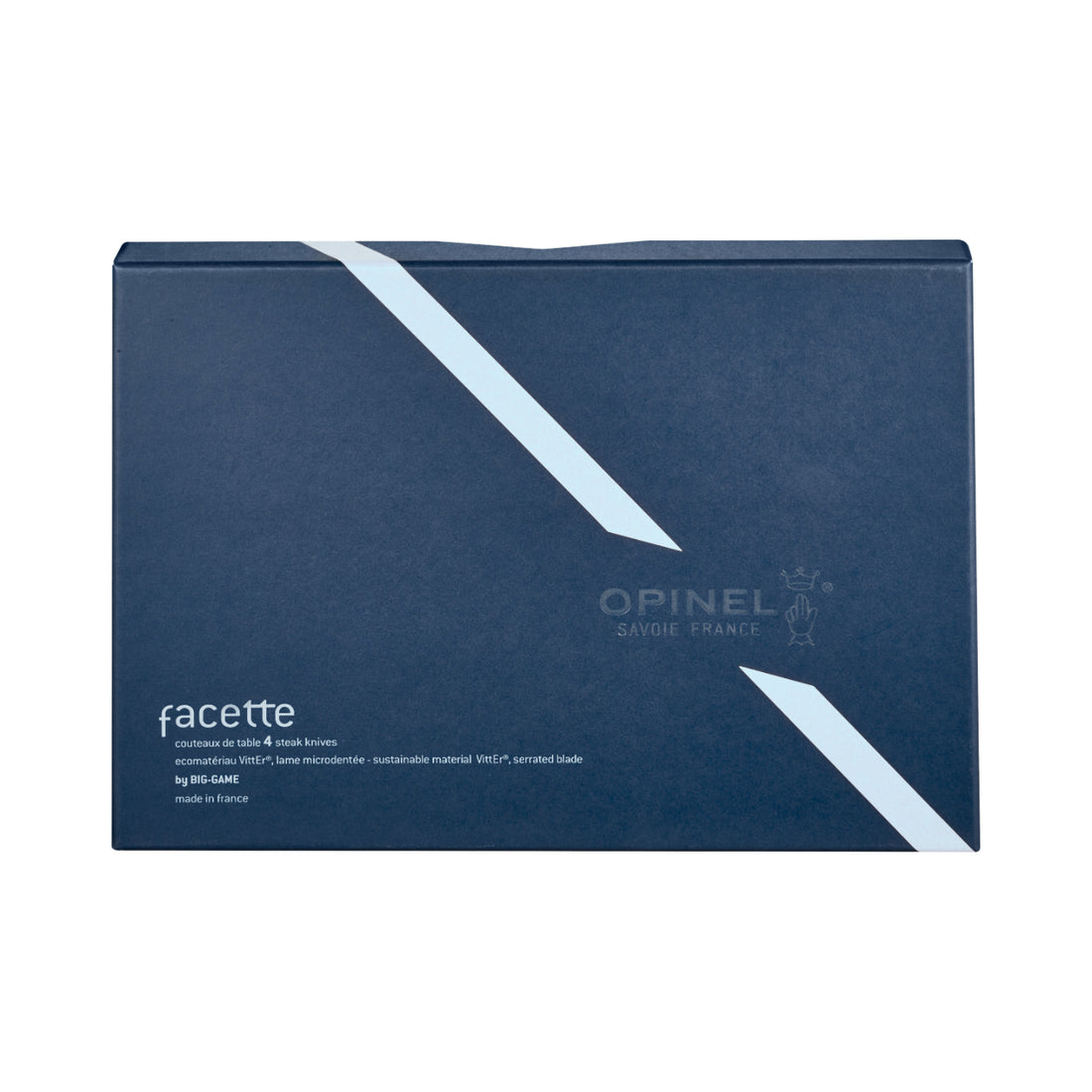 Opinel FACETTE Tafelmesser schiefer