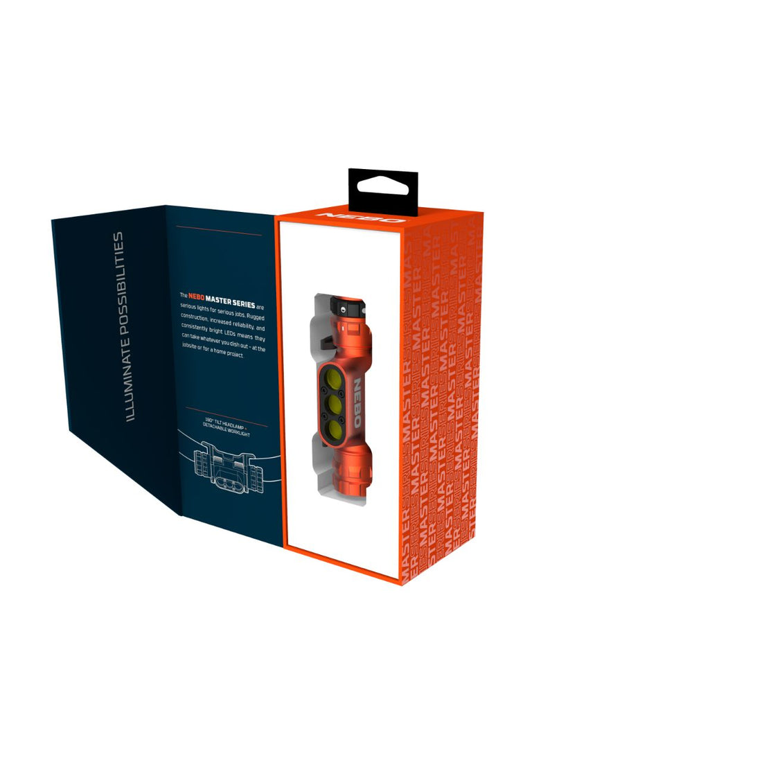 Nebo MASTER SERIES HL1000 LED-Stirnlampe