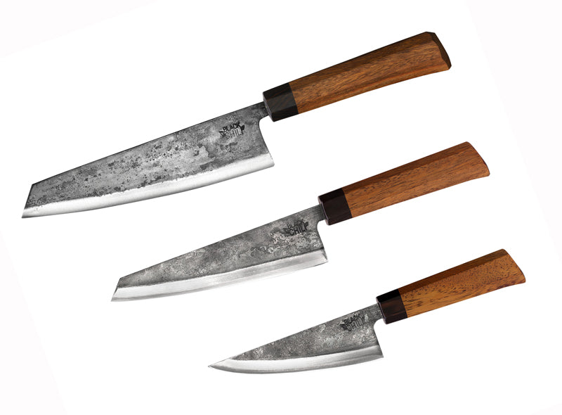 Blackchili PROFISET, 3 Messer, Eisenholz