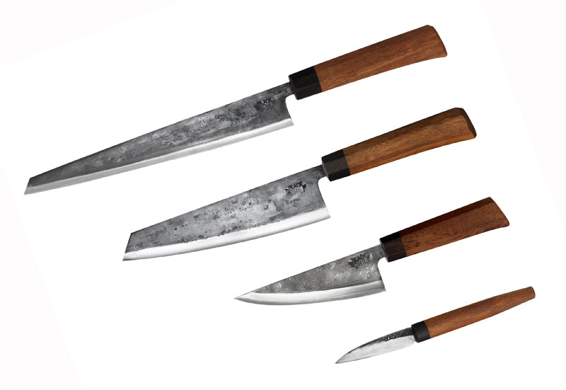 Blackchili, BLACK CHILI SET, 4 Messer, Eisenholz