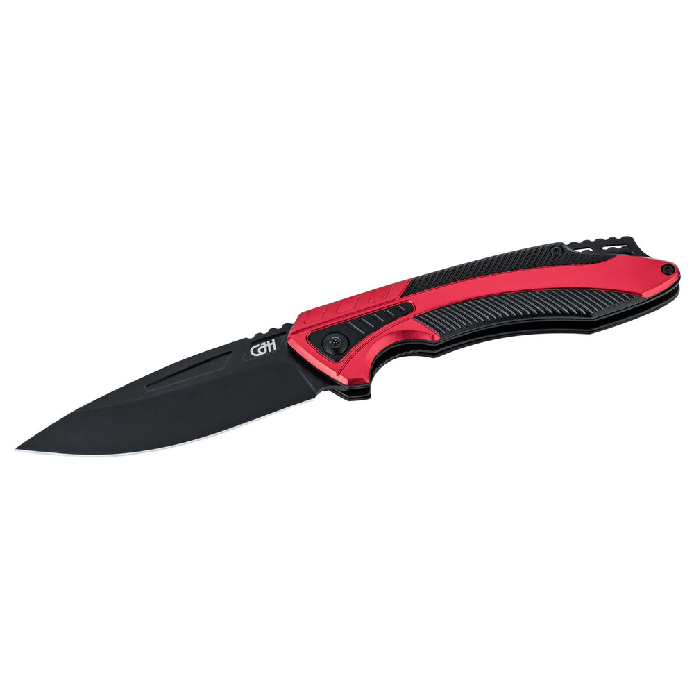 Herbertz CJH Taschenmesser, schwarz/rot
