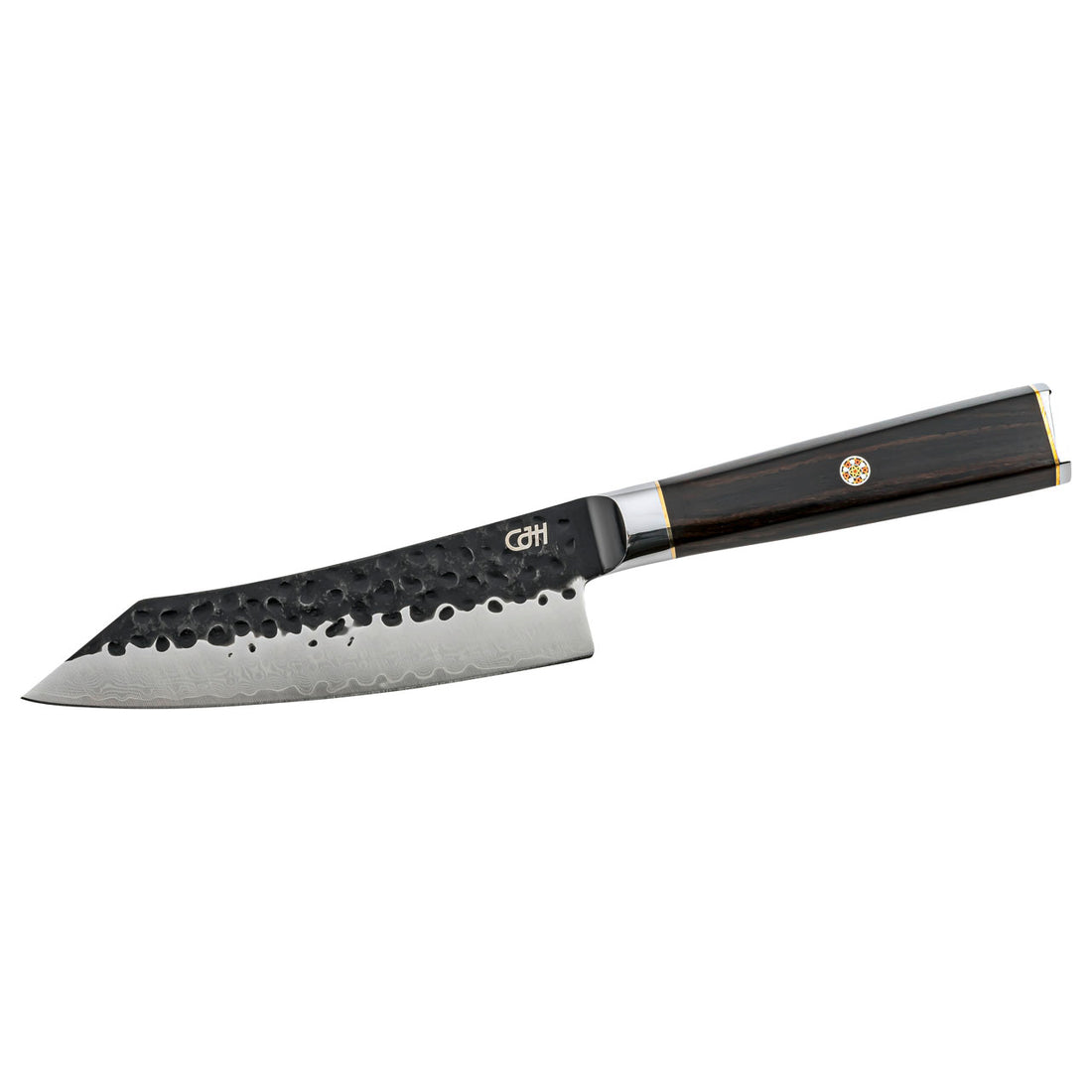 Herbertz CJH Kiritsuke-Messer klein, 67-Lagen Damast, Ebenholz